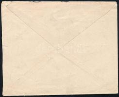 1916 Ajánlott cenzúrázott levél 10 db bélyeggel Prágába / Censored registered cover "FIUME"...