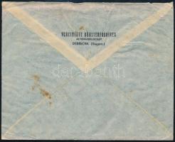 1939 Légi levél 9 db bélyeggel Dél-Afrikába / Airmail cover to South Africa
