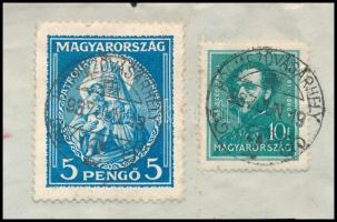 1937 Légi levél 2 db bélyeggel Dél-Afrikába / Airmail cover to South Africa