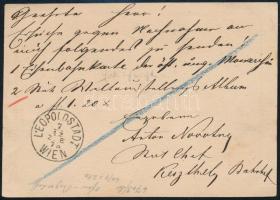 1875 2kr díjjegyes levelezőlap / PS-card "MOZGÓ POSTA / PRAGERHOF-BUDA"