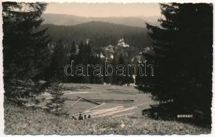 Borszék, Borsec; látkép. Heiter György fényképész felvétele / general view. photo (ragasztónyom / glue mark)