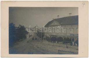 Sepsiszentgyörgy, Sfantu Gheorghe; 'kilátás a szálló ablakából,' Rosenberg, Szvoboda, Gál Ferenc, Russ Ferenc üzlete / shops. photo (EK)