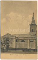 Szatmárhegy, Viile Satu Mare; Református templom. Kiss Károly kiadása / Calvinist church (EK)