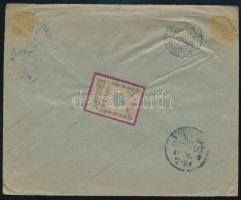 1899 Levél 9 db bélyeggel Bécsbe / Cover to Vienna with 9 stamps