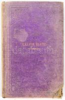 Thelemann Ottó: Kalvin élete. Magyarra átdolgozta: Farkas József. Pest, 1871, Hornyánszky Victor, 1 t.+106+4 p. Erősen sérült borítóval, ázásnyommal.