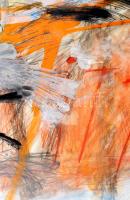 Misch Ádám (1935-1995): Minden nap újra (Täglich wieder), 1984. Akril, ceruza, kréta, papír, jelezve...