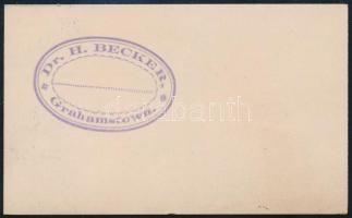 Cape of Good Hope 1896 Díjkiegészített díjjegyes levelezőlap / PS-card with additional franking &quo...