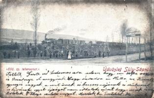 Sülysáp 556. számú tehervonat Kávéház-Vendéglővel (EB)