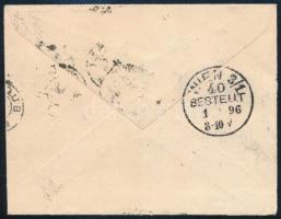 1896 Levél 3 db bélyeggel / Cover