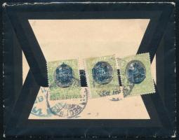 1903 Nyomtatvány 3 bélyeggel / Printed matter with 3 stamps