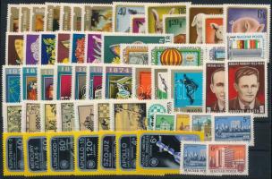 Kis tétel stecklapon az 1970-es évekből, benne teljes sorok