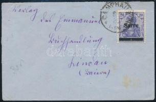 Sarre ~1920 Levél / cover