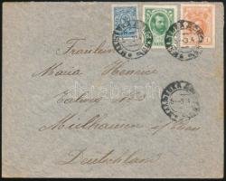 1914 3 bélyeges levél / Cover