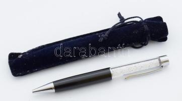 Svarowski jelzett golyóstoll, új állapotban, tokkal 14 cm