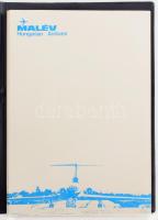 Malév jegyzettömb és jegyzettömb tartó A/4