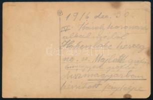 1916 Hohenlohe Klodwig hercegné, Majláth József felesége IV: Károly király koronázása alkalmából dís...