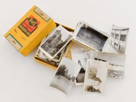 cc 1950 50 db városképes fotó, nagyrészt Budapest, 6x9 cm