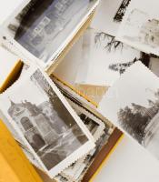 cc 1950 50 db városképes fotó, nagyrészt Budapest, 6x9 cm
