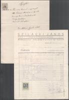 ca 1870-1920 10 db Miskolc környéki okmánybélyeges irat többféle kiadásból