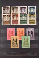 1912-1913 Gyönyörű szép külföldi levélzáró gyűjtemény (316db) berakóban / Collection of poster stamp...