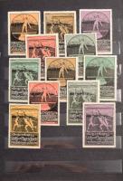 1912-1913 Gyönyörű szép külföldi levélzáró gyűjtemény (316db) berakóban / Collection of poster stamp...