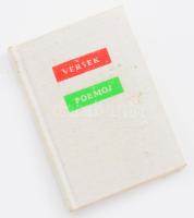 Szántó Gyöngyi szerk.: Versek - Poemoj. Ford.: Kalocsay Kálmán. 1974, Miniatűr Könyvgyűjtők Klubja, kissé foltos egészvászon kötés, sorszámozott: 373/500.