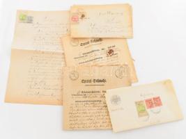 ca 1850-60 Poroszország 5 db okmánybélyeges és szignettás okmány / Prussia documents