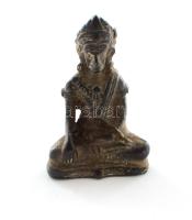 Régi thaiföldi kegytárgy amulett, h: 4 cm