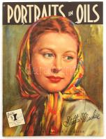 Walter T. Foster How to Draw Books sorozat, Portraits in Oil, kiadói papírkötés, jó állapotban.