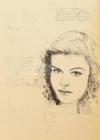 Walter T. Foster How to Draw Books sorozat, How to draw the Head, kiadói papírkötés, jó állapotban