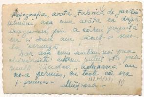 Sülelmed, Silimeghiu, Ulmeni; Fabrica de jucarii / játékgyár, dolgozók, ünnepség / toy factory, work...