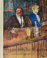 Französische Malerei von Delacroix bis Picasso. Wolfsburg, 1961, Stadthalle. Német, francia és angol nyelven. Gazdag képanyaggal illusztrált. Kiadói papírkötés, kissé kopott, kissé szakadt, a hátsó borító felső sarkán gyűrődéssel.