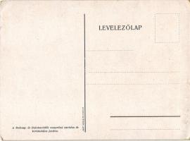 Bakony és Balatonvidéki veszprémi cserkész- és turistaház javára / Hungarian scouting art postcard s...