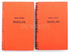 Bözödi György: Romlás. I-II. köt. (Bp., 1940), Stádium, 252 p.; 300 p. Első kiadás. Egészvászon-kötésben.