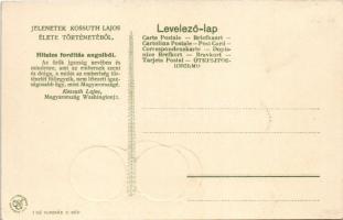 Kossuth Lajos tiszteletére veretett amerikai 18 érem egyike; Kossuth Lajos utazik Amerikába 1851-185...