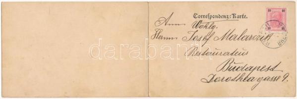 Brezová nad Svitavou, Brüsau; 2-tiled folding panoramacard. Verlag von Josef Ripa (EK)