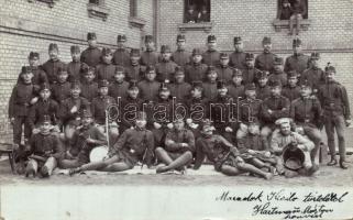 Military WWI a group of Hungarian soldiers photo