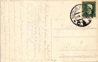 Nová Rise, Neureisch; Celkovy pohled, Horní námestí / general view, square with shops