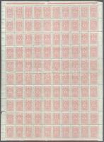 1934 10f illetékbélyeg teljes ív