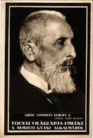 Gróf Apponyi Albert, Európa legnagyobb államférfija, legnagyobb és legtöbb nyelvű szónoka volt. Tolnai Világlapja emléke. Werner Géza kiadása / Count Albert Apponyi, greatest statesman of Europe (EK)