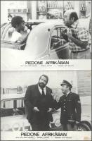 cca 1989 előtt készült, "Piedone Afrikában" című film jelenetei és szereplői, 17 db vintag...