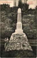 Ónod, Rákóczi emlékoszlop. Oroszi és Thury kiadása (EK)