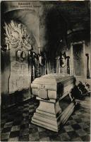 1917 Késmárk, Kezmarok; Thököly mauzóleum belseje. Schmidt Emil kiadása / mausoleum interior (EK)