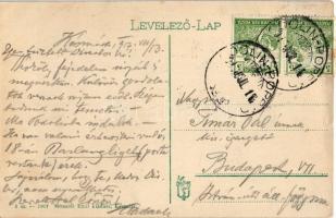 1917 Késmárk, Kezmarok; Thököly mauzóleum belseje. Schmidt Emil kiadása / mausoleum interior (EK)