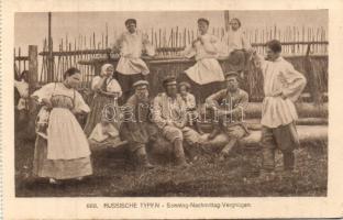 Russian peasants (wet damage)