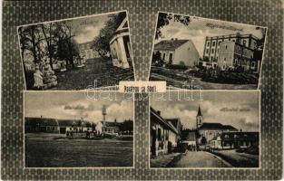 1929 Egbell, Gbely; Kálvárie, Mlyn brt. Pilárik, Námestí, Kostelní ulice / Kálvária, Pilárik testvér...