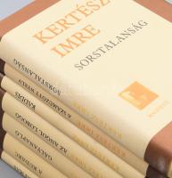 Kertész Imre 7 műve: 
Sorstalanság, A száműzött nyelv, Kaddis a meg nem született gyermekért, Gálya...