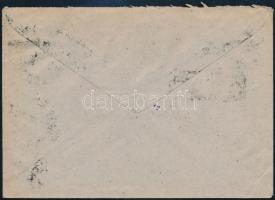 ~1937 Ajánlott díjkiegészített díjjegyes boríték / Registered PS-cover with additional franking