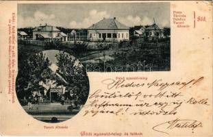 1900 Göd, nyaraló telep és telkek, vasútállomás, Felső nyaraló telep, posta, távirda, telefon. Sződ-rákosi és gödi tégla- és cementlap gyárak és puszta Sződ-Rákos-Csörögh-Gödi gazdaság (EK)