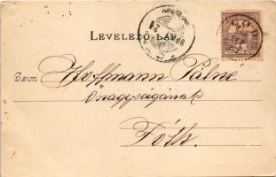 1900 Göd, nyaraló telep és telkek, vasútállomás, Felső nyaraló telep, posta, távirda, telefon. Sződ-...